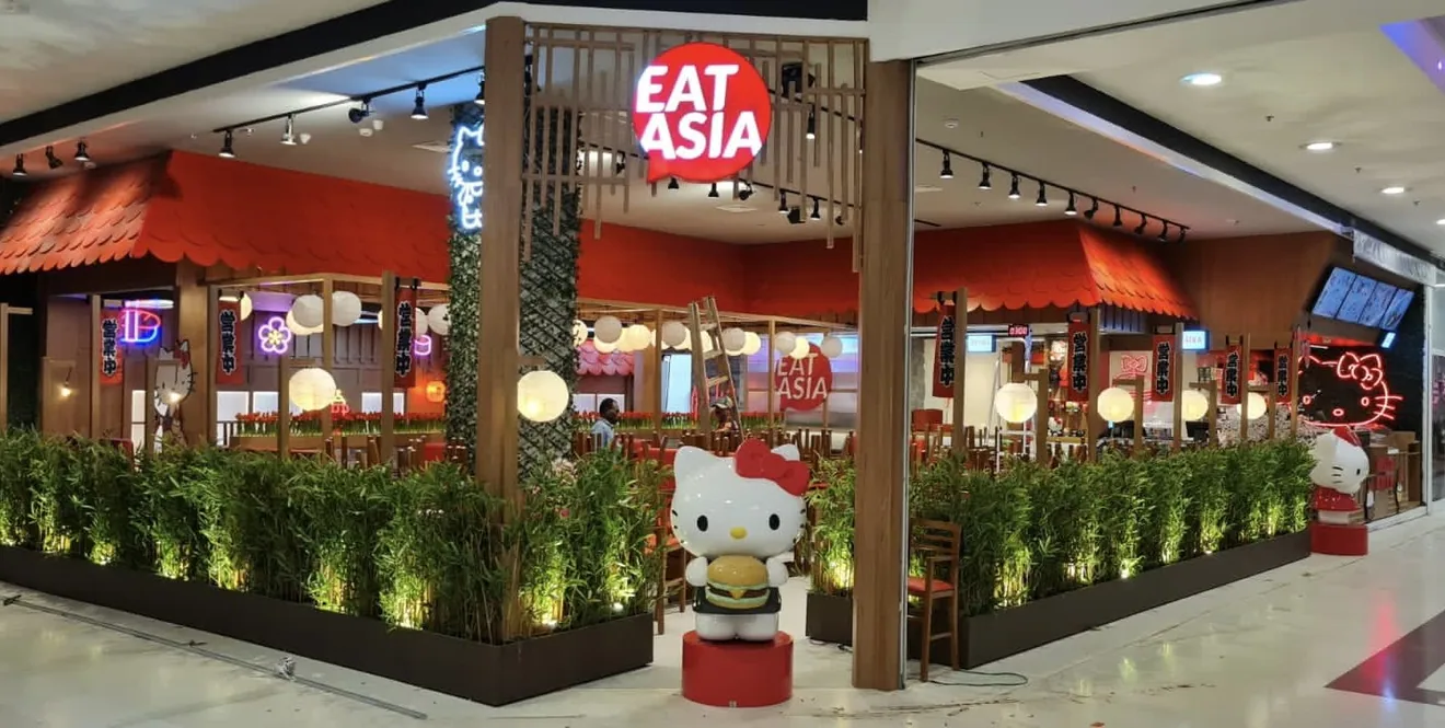 Ambiente do restaurante Eat Asia Santo André